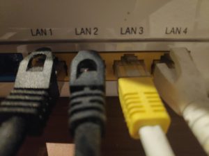 LAN Anschlüsse an einem Router